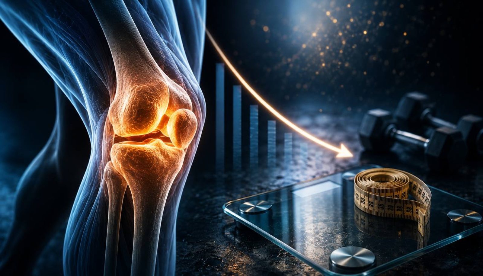 Older adult walking outdoors on a path — knee osteoarthritis pain and weight loss in TRIUMPH-4 Phase 3